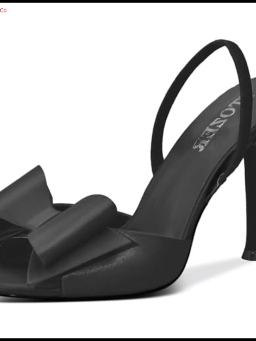 Satin Peep Toe Slingback Stiletto Heels Bow Mule Sandals for Wedding Party